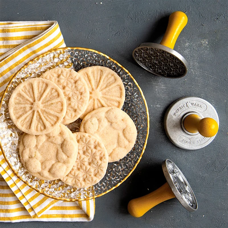Set de 3 sellos para galletas Citrus Nordic Ware
