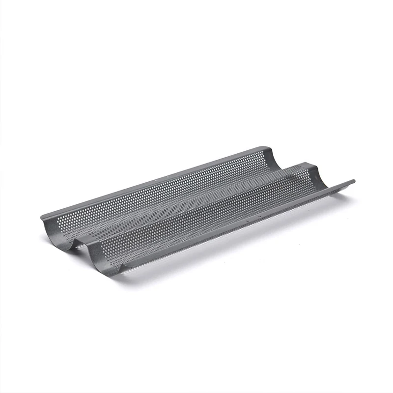 Bandeja antiadherente perforada para baguettes De Buyer