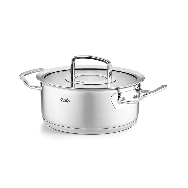 Cacerola acero inoxidable con tapa de cristal Original-Profi Collection® Fissler
