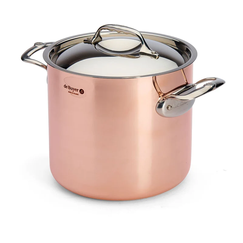Olla alta de cobre Prima Matera De Buyer (inducción)