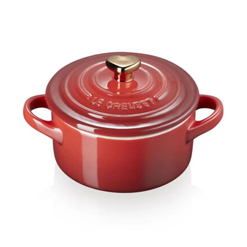 Mini cocotte pomo dorado Le Creuset