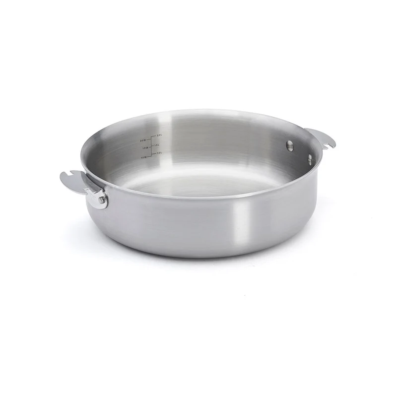 Cazo bajo acero y sauté inox Alchimy Loqy de De Buyer