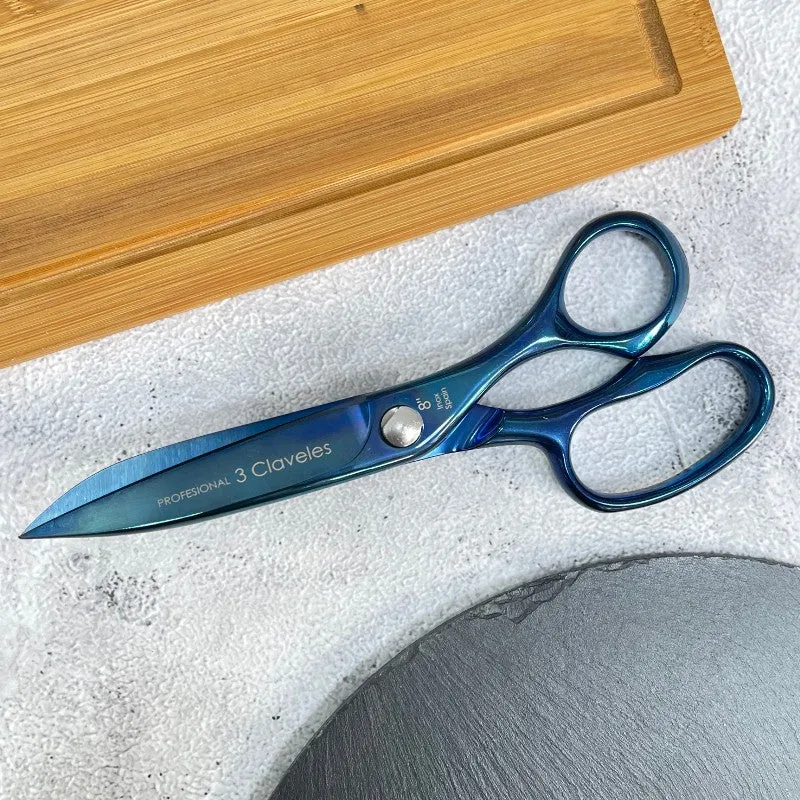 Tijera de Cocina 3 Claveles Ocean | Recubrimiento Titanio Premium