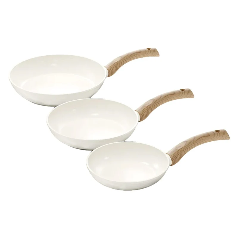 Juego de sartenes Cook & Pan - Go Ivory de 3 piezas