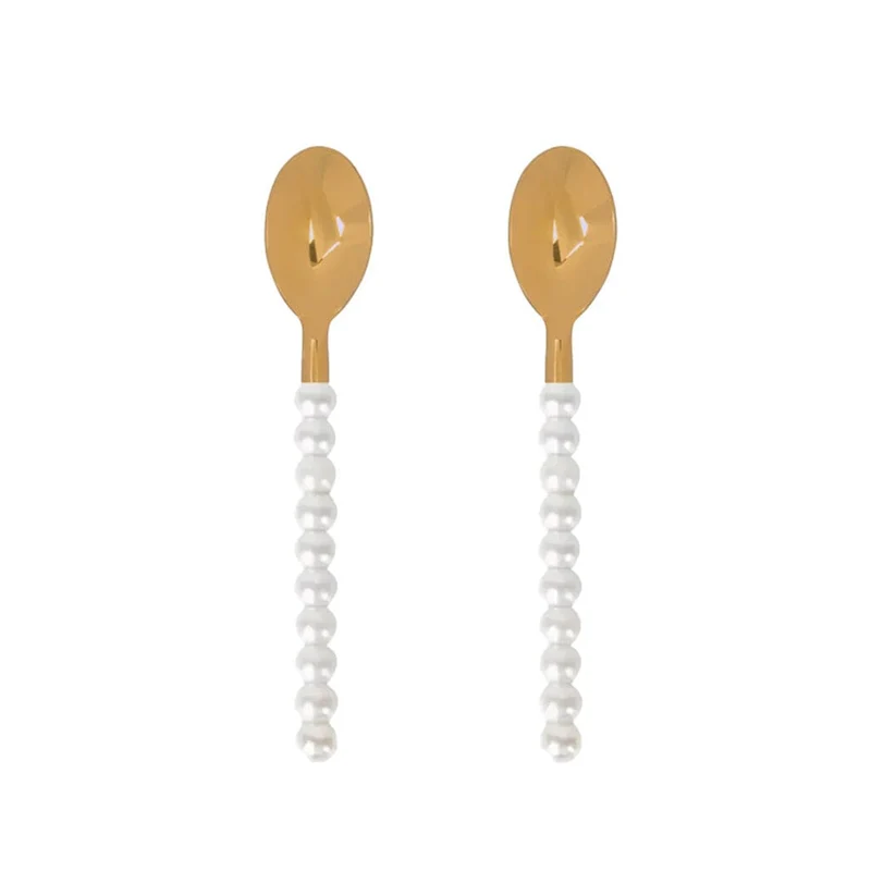 Spoon Club - Cucharas de café - Perla - Juego de 2