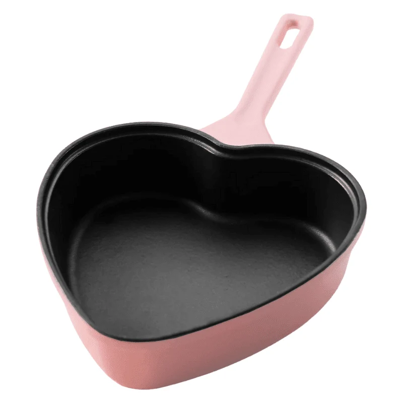 Cook & Pan - Sartén de hierro fundido con forma de corazón Love de 24 cm
