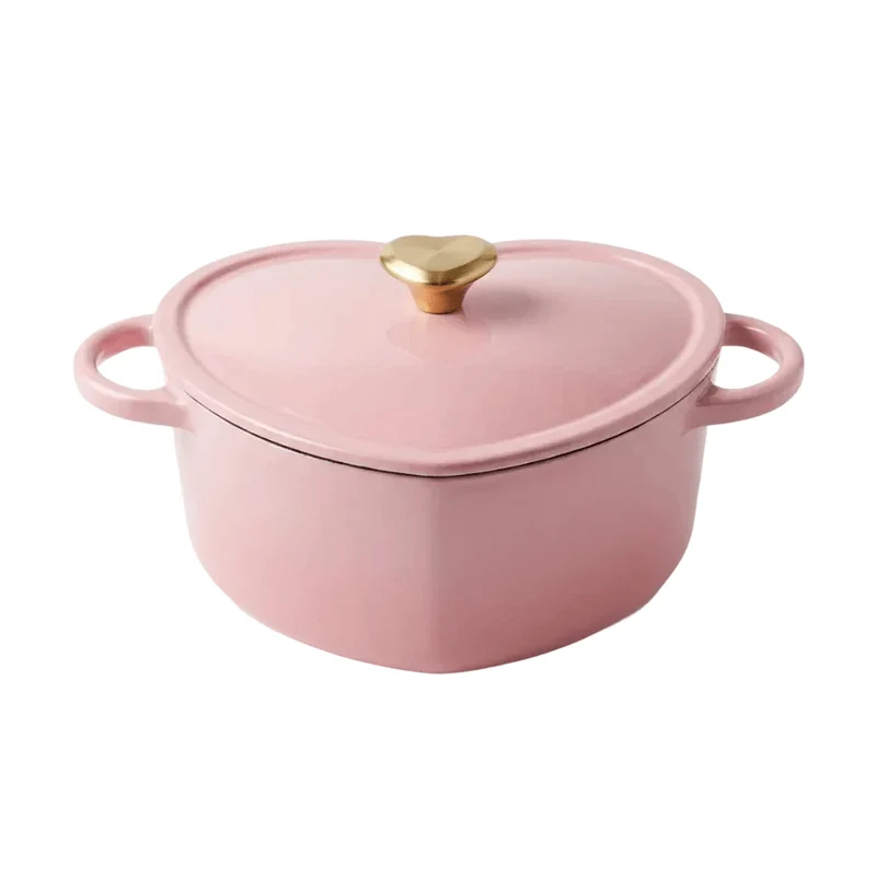 Cook & Pan - Sartén Love de hierro fundido con forma de corazón, 20 cm