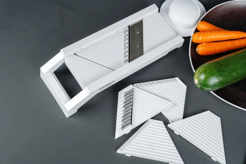Cortadora de verduras universal GSD "5 en 1" blanca - Fabricada en Alemania