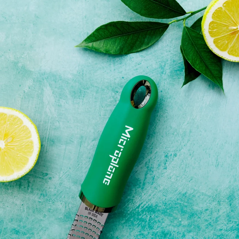 Rallador Microplane Premium Zester 46762 - Verde Albahaca Acero Inoxidable