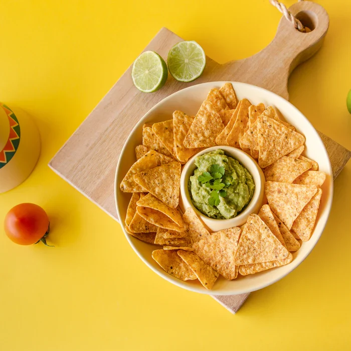 Plato para Nachos y Salsa The Mexican - Diseño Sombrero Mexicano Cerámica