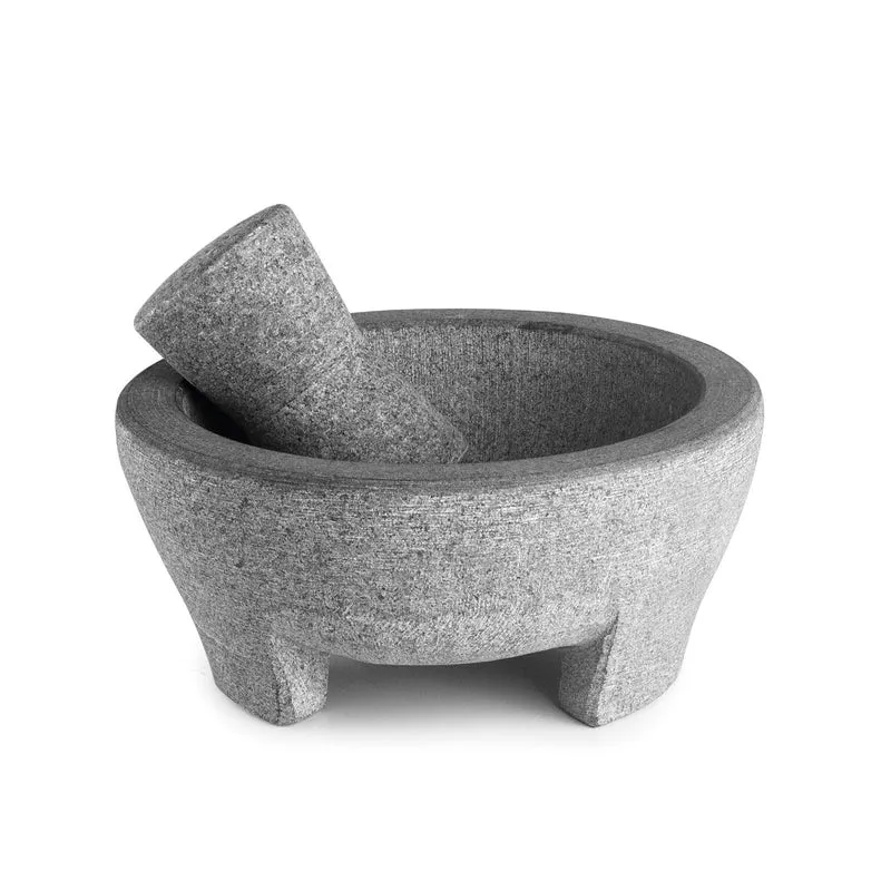 Mortero Molcajete de Granito Natural 20cm - Molcajete Mexicano