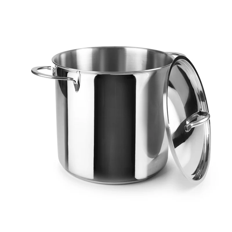 Olla Alta Acero Inoxidable 18/10 Noah Ibili con Tapa - Apta Inducción