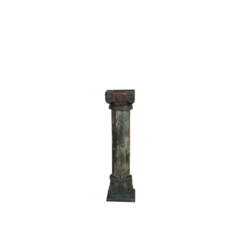 Columna decorativa de madera 27x28x107cm - Indian Treasures