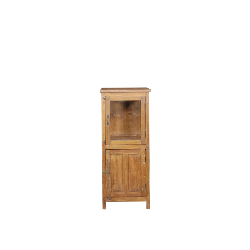 Mueble expositor pequeño en madera 41x59x120cm - Indian Treasures