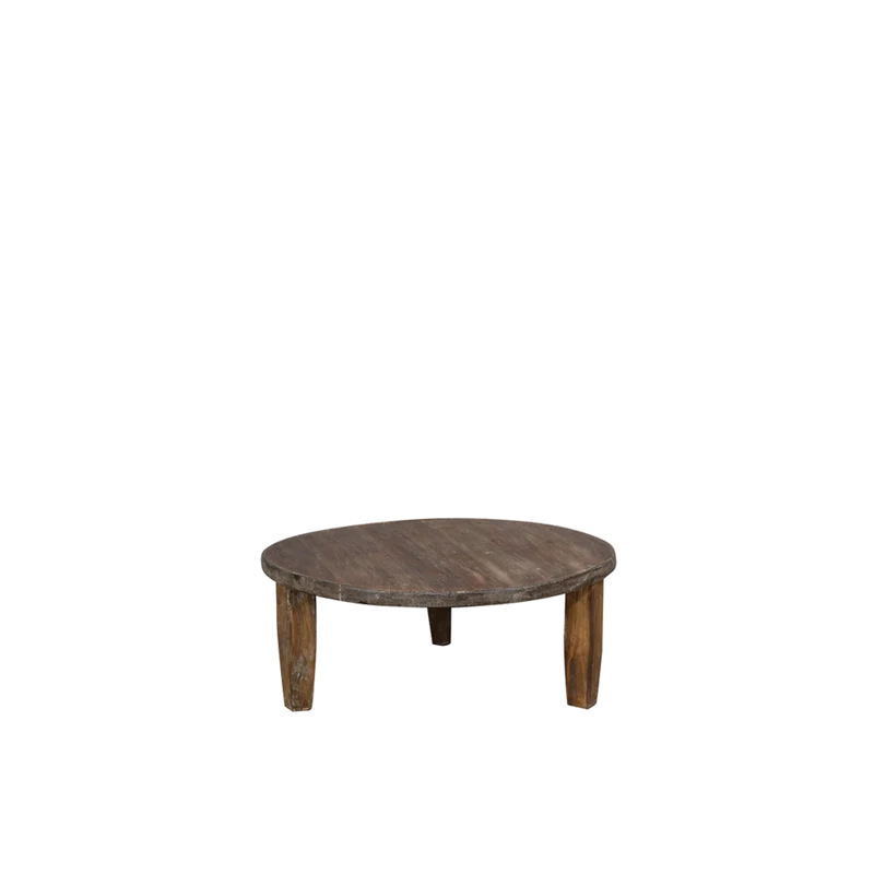 Mesa de centro redonda D114x46cm - Indian Treasures