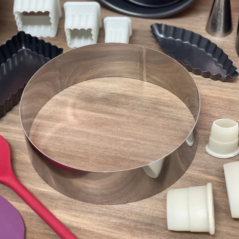 Aro para Tartas 24 cm Acero Inoxidable - Altura 4.5 cm Pujadas
