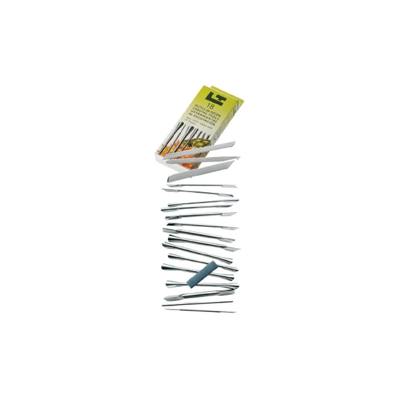 Kit decoracion fruta y verdura 19 herramientas
