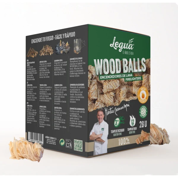 Legua Wool Firelighters (28 units)