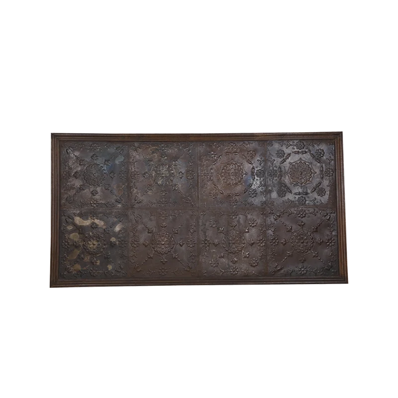 Panel mural de hierro artesanal - Indian Treasures