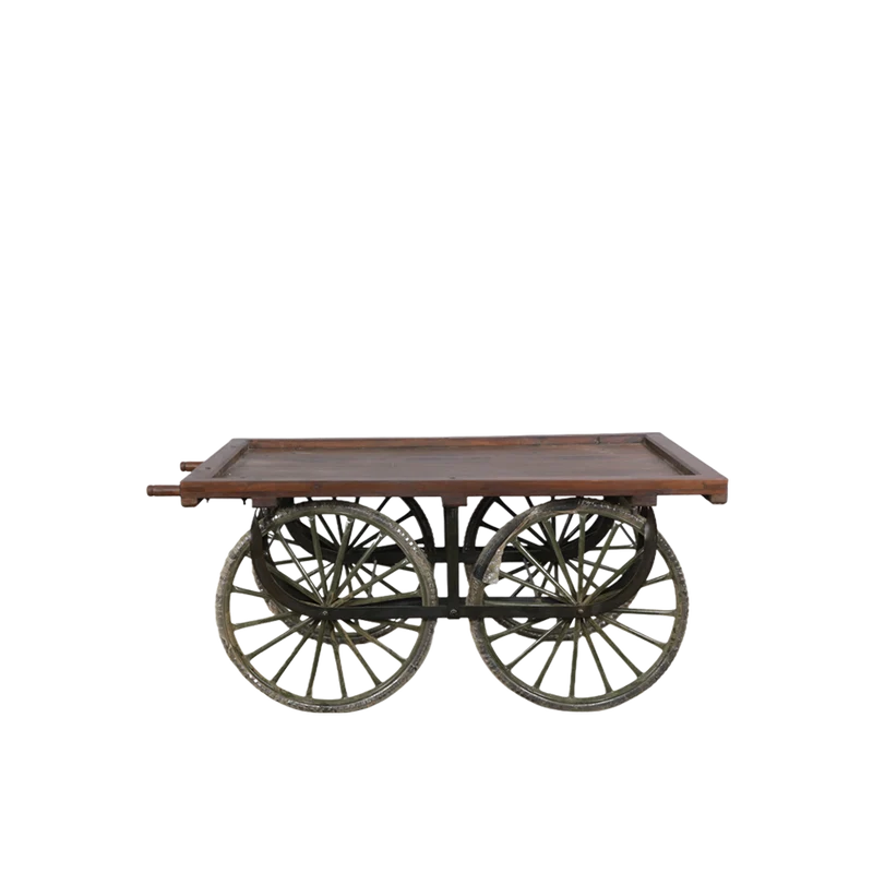 Carrito con ruedas de estilo vintage - Indian Treasures