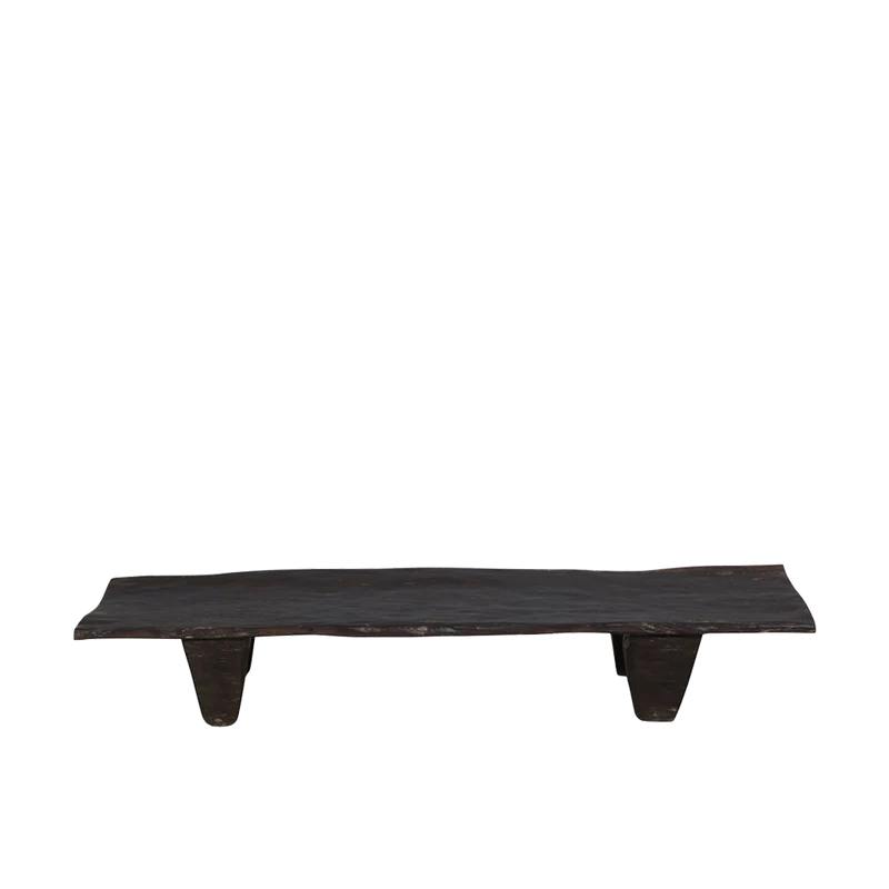 Mesa de centro grande madera teca 196x87x44cm - Indian Treasures