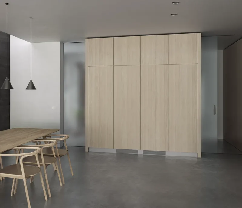 Frigorífico Vario integrable 177.2 x 55.8 cm Cierre SoftClose con puerta fija Serie 200
