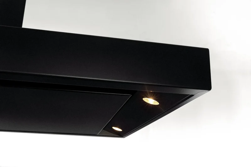 Campana de isla Novy Flatline 7642 de 90 cm | Mineral Black