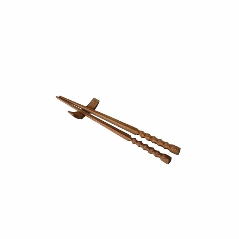 Teak Chopsticks & Hashioki Set | Natural