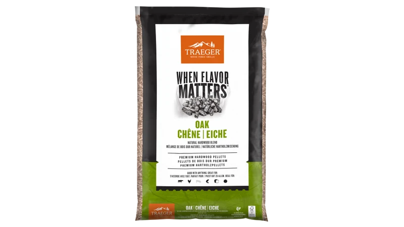 Traeger FSC Oak Wood Pellets - 9 kg