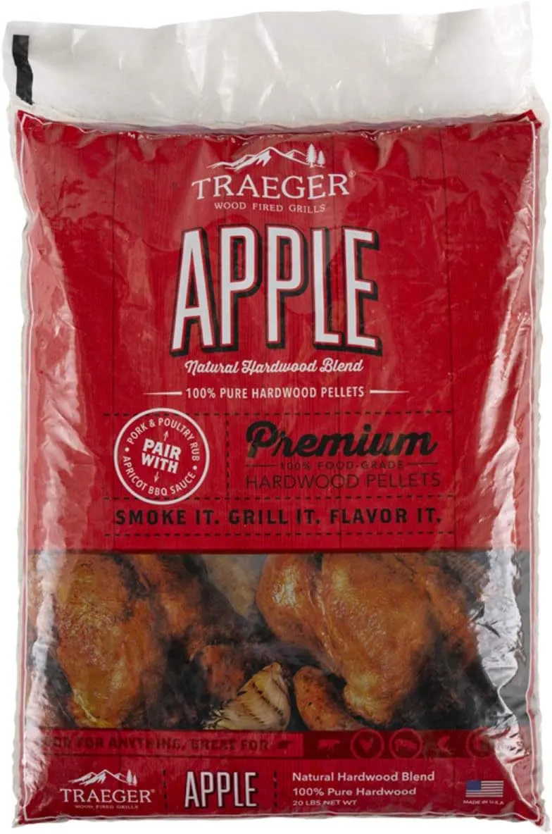 Traeger FSC Apple Wood Pellets - 9 kg