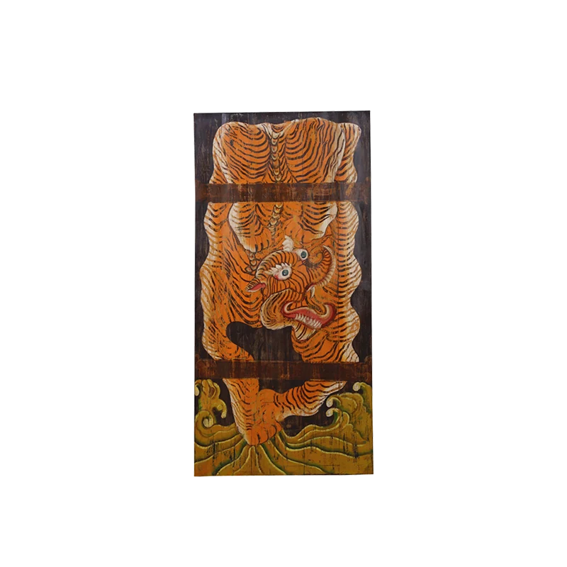 Panel decorativo estilo oriental Tigre 76x2x153cm - Indian Treasures