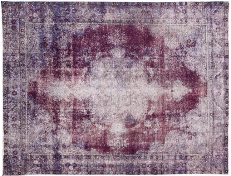 Alfombra vintage persa morado 365x275cm