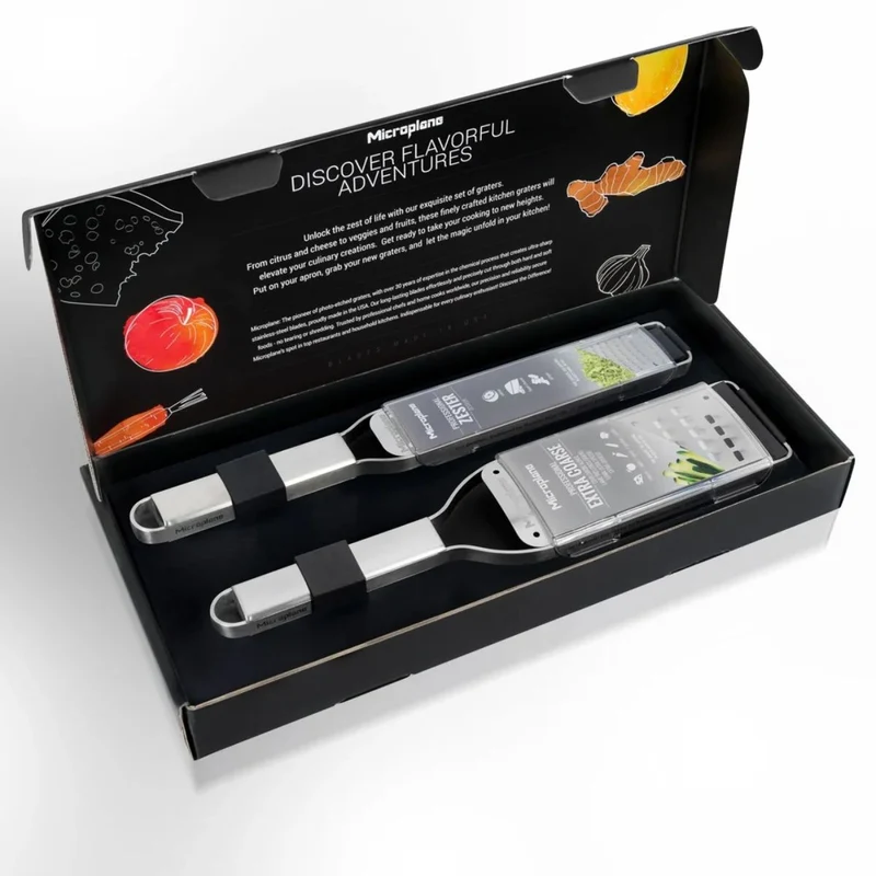 Set de 2 ralladores de inox Professional Microplane