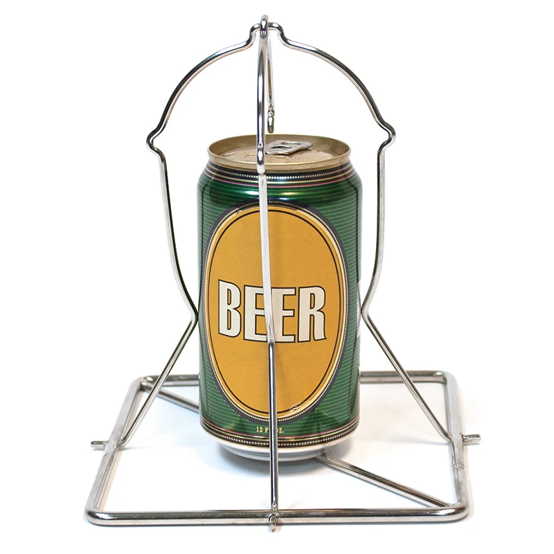 Big Green Egg Folding Beer Can Chicken Rack