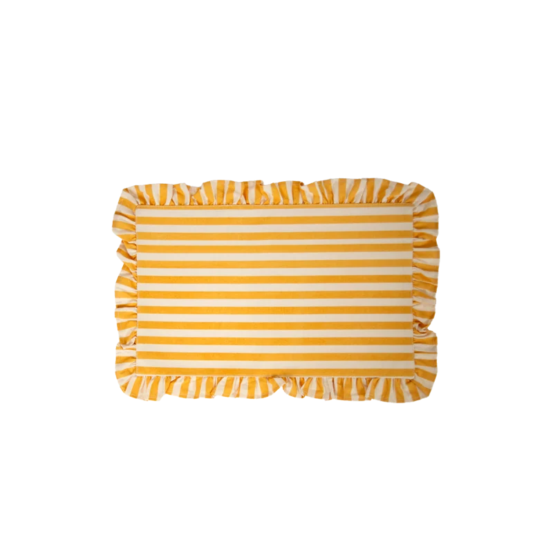 Individual de mesa rayas amarillo