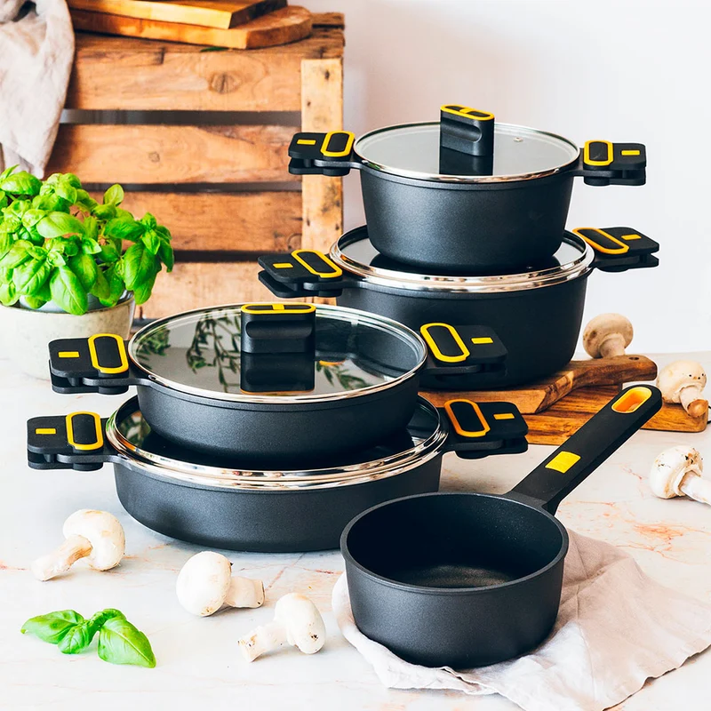 Batería de cocina 9 piezas Daily Pro