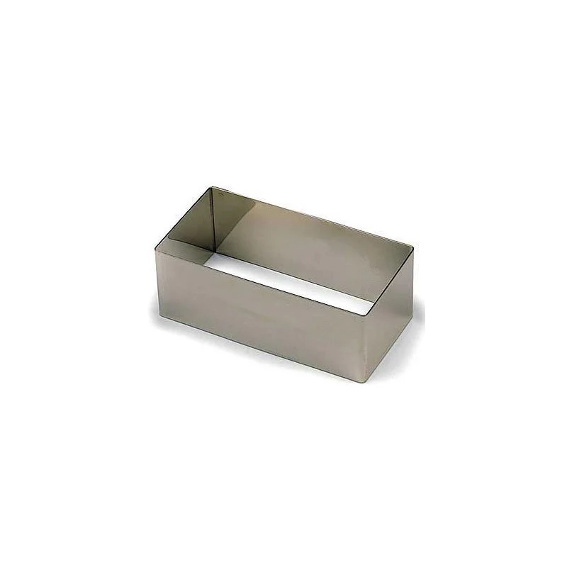 Aro de Emplatar Rectangular 12x6 cm Acero Inox