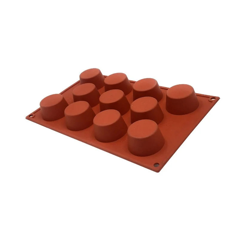 Molde silicona forma muffin 11 cavidades