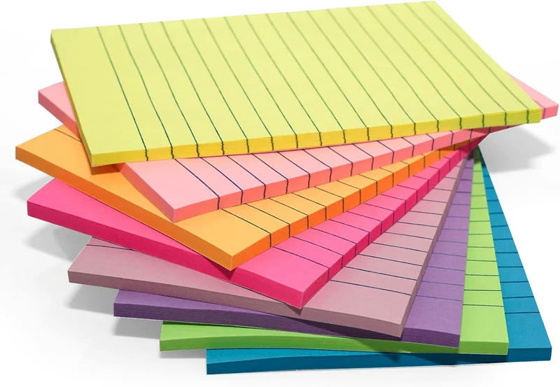 Sticky Notes 8 Pack 4x6