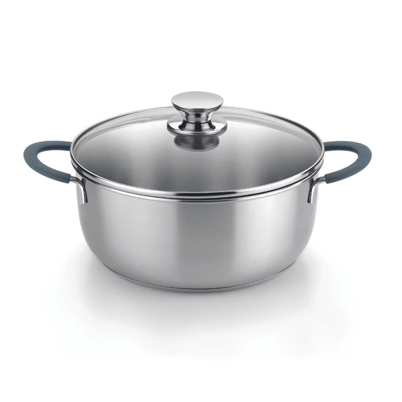 Cacerola con tapa acero inoxidable sin antiadherente Master
