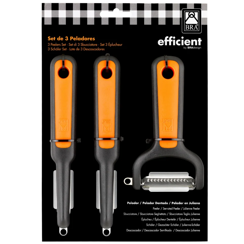 Set de 3 peladores Efficient