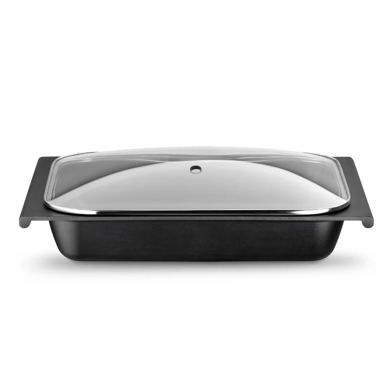 Tapa de cristal rectangular