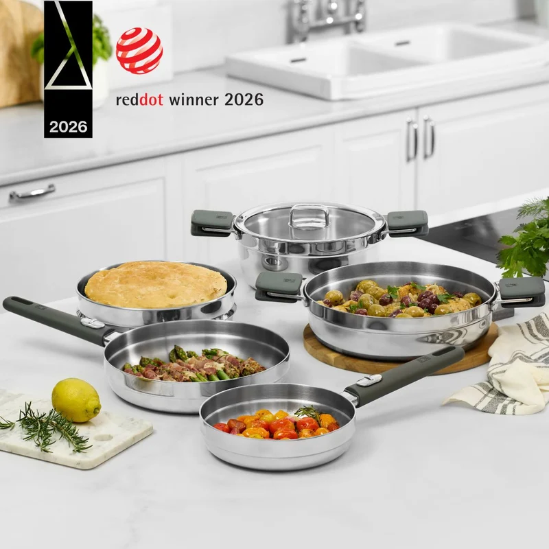 Set de cocina 5 piezas Compac Inox
