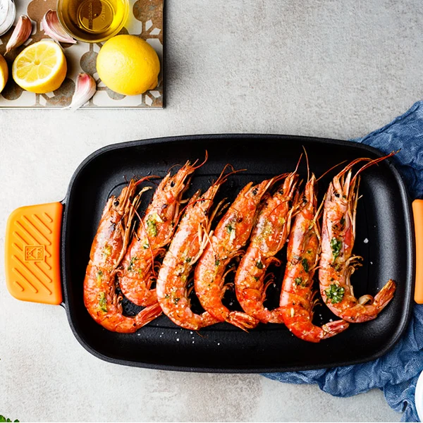 Plancha rectangular lisa Efficent Iron
