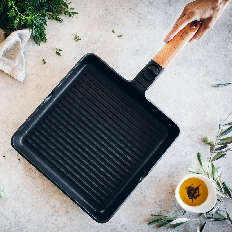 Grill con rayas Market