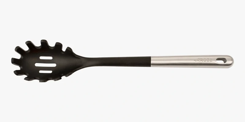 Cuchara 337 mm de Pasta Acero Inox y Silicona