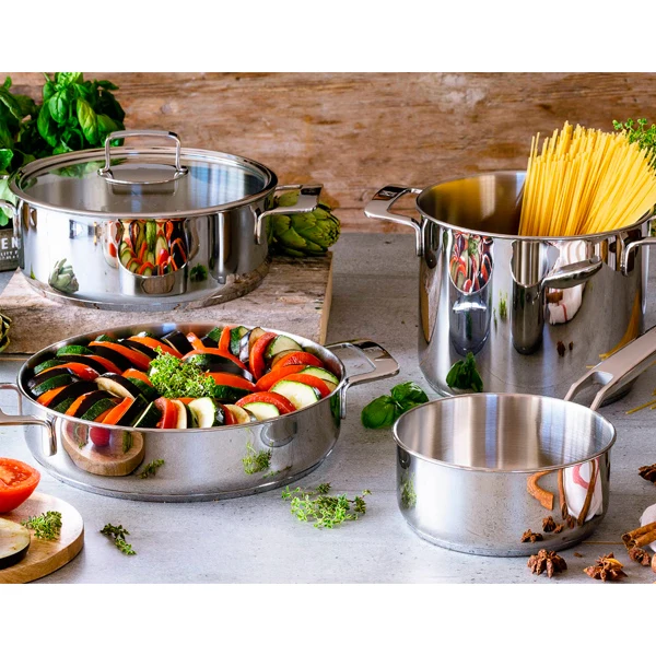 Batería de cocina 7 piezas sin antiadherente Signature