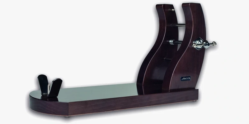 Soporte de Jamón Madera de Pino Color Caoba