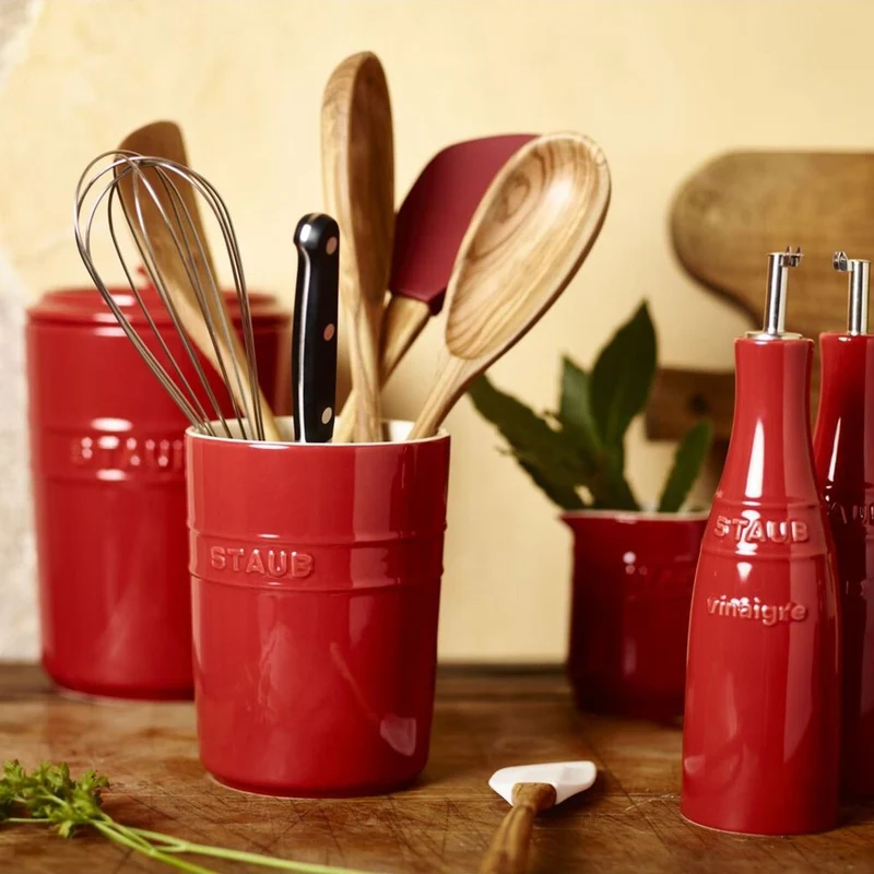 Recipiente cerámico para utensilios Staub