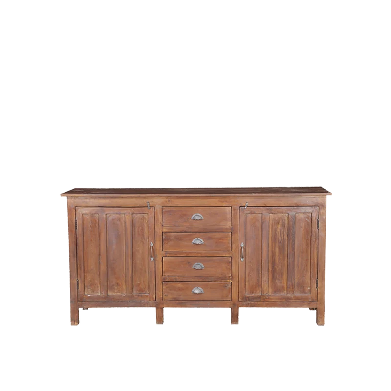 Aparador de madera teca 182x51x91 - Indian Treasures
